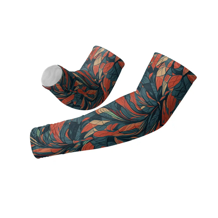 Combatra Feather Design Compression Arm Sleeves – UPF 50+
