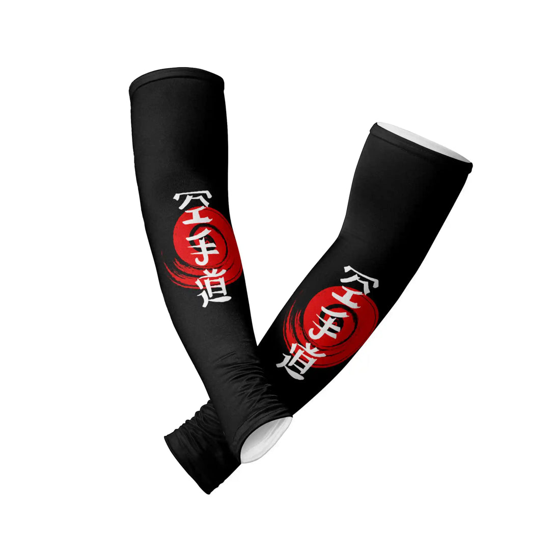 Combatra Black Edition Compression Arm Sleeves – UPF 50+