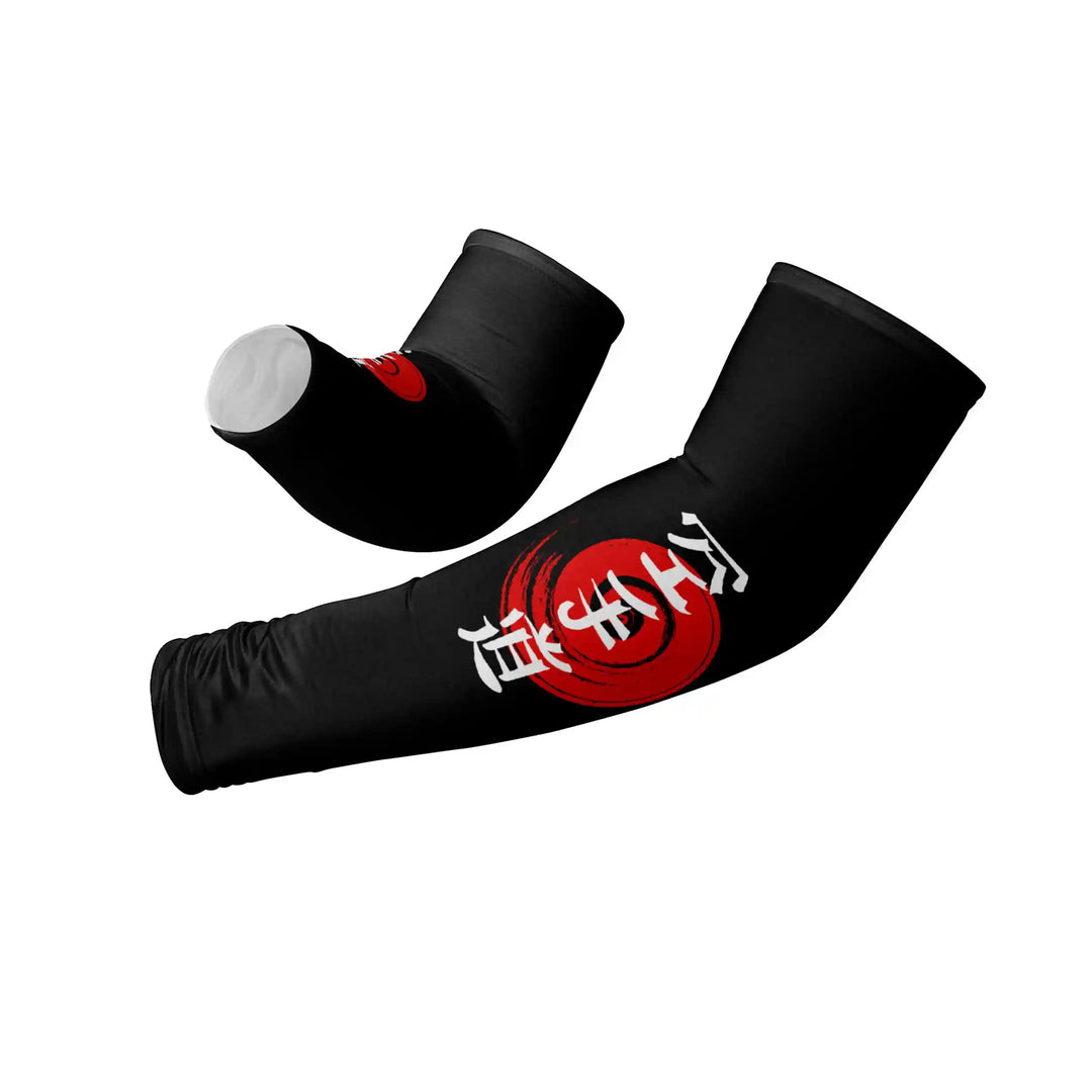 Combatra Black Edition Compression Arm Sleeves – UPF 50+