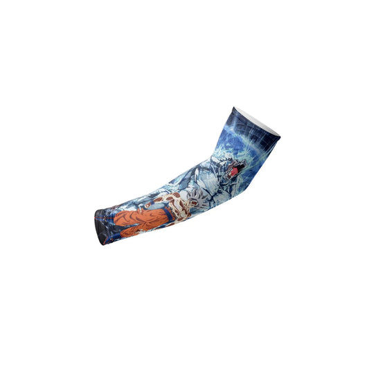 Anime Ascension Warrior Compression Arm Sleeves – UPF 50+ Sun Protection