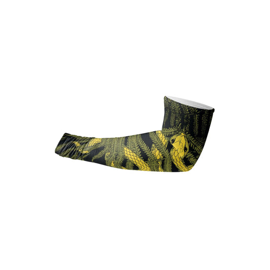 Abstract Snake Fury Compression Arm Sleeves – UPF 50+ Sun Protection