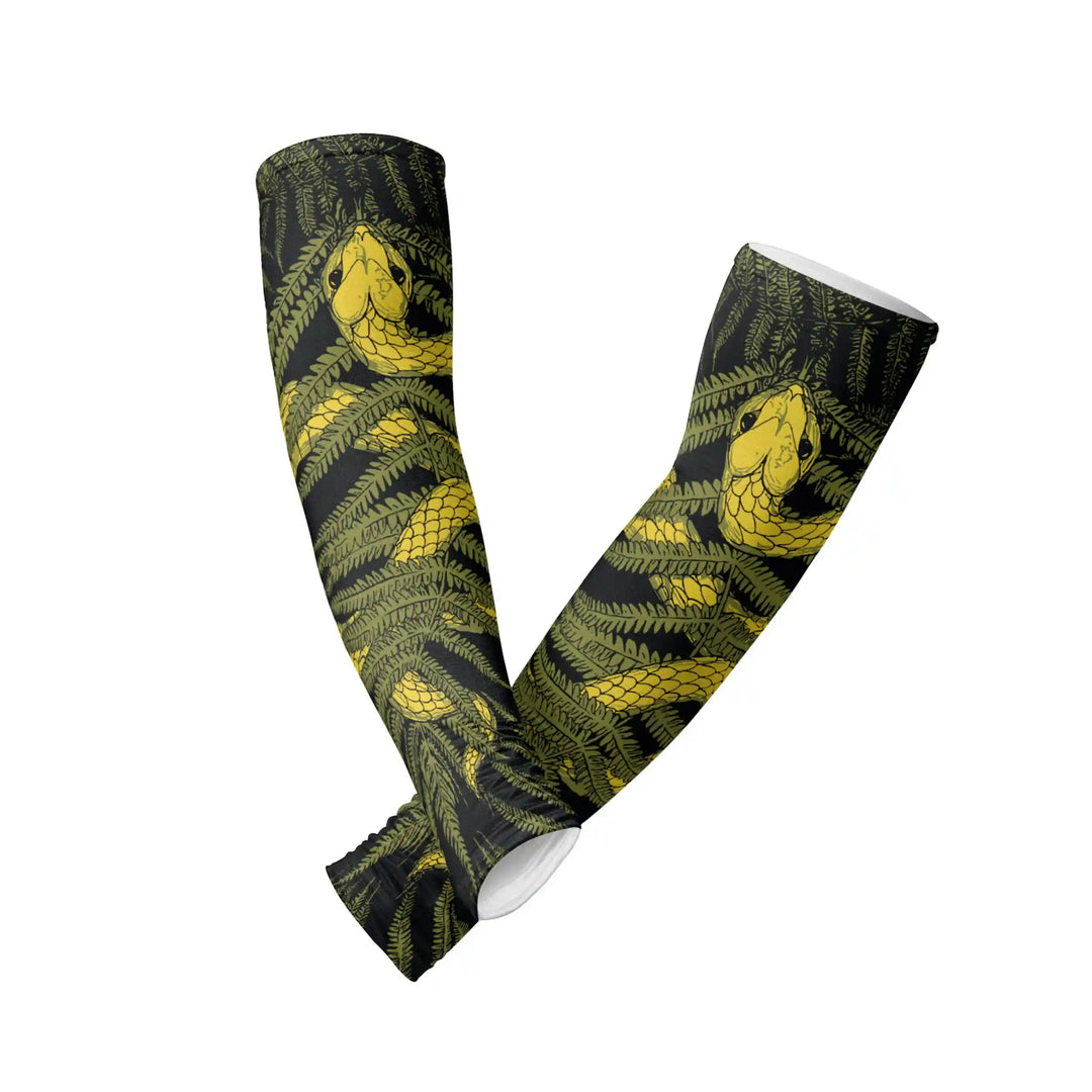 Combatra Abstract Snake Fury Compression Arm Sleeves – UPF 50+
