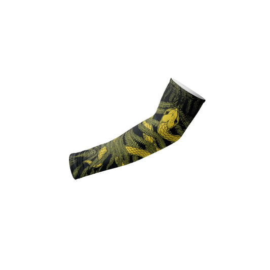 Abstract Snake Fury Compression Arm Sleeves – UPF 50+ Sun Protection
