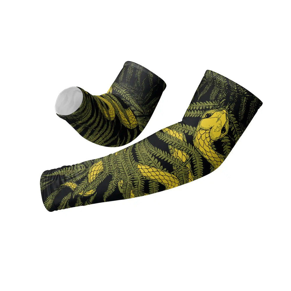 Combatra Abstract Snake Fury Compression Arm Sleeves – UPF 50+