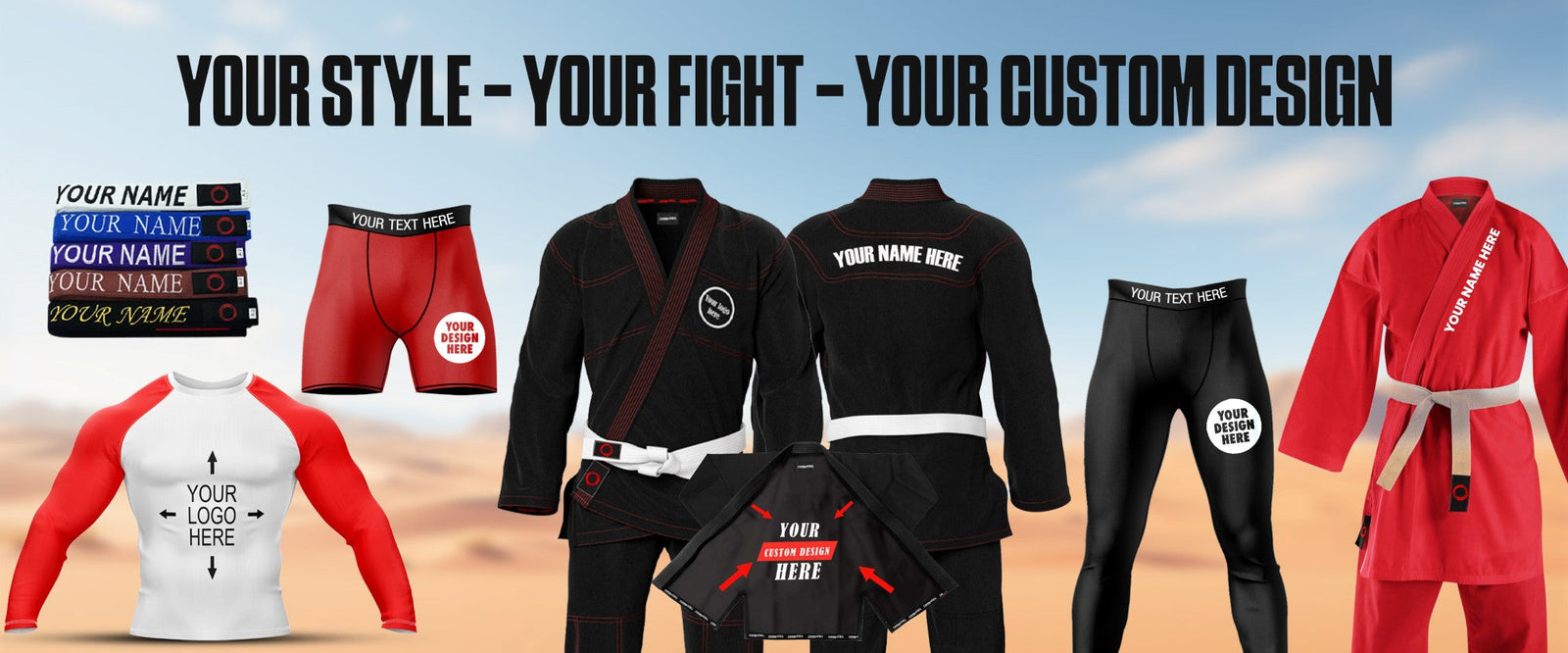 Combatra custom martial arts gear