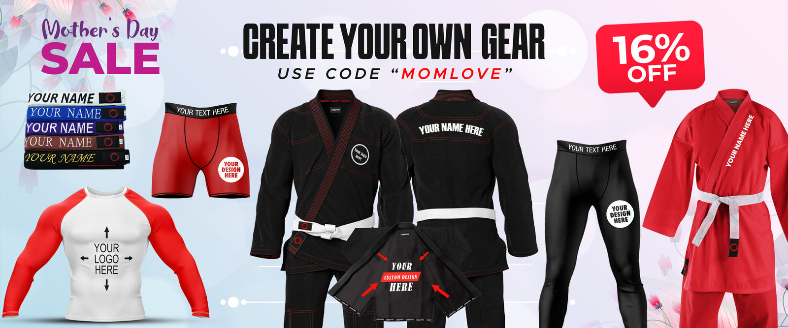 Combatra custom martial arts gear