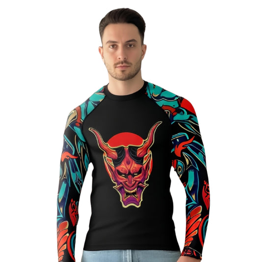 Demon Spirit Graphic Compression Rash Guard