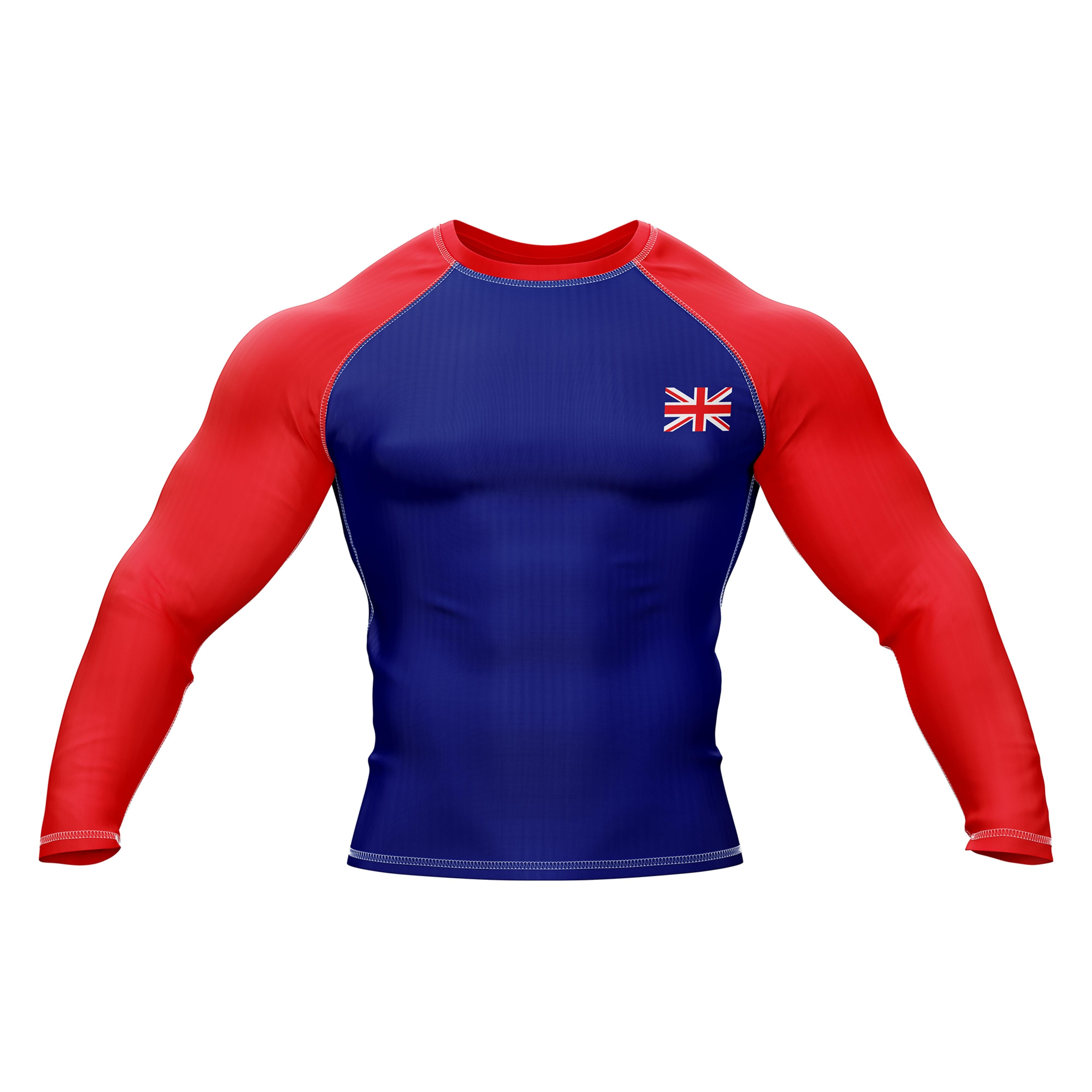 England flag compression long sleeve