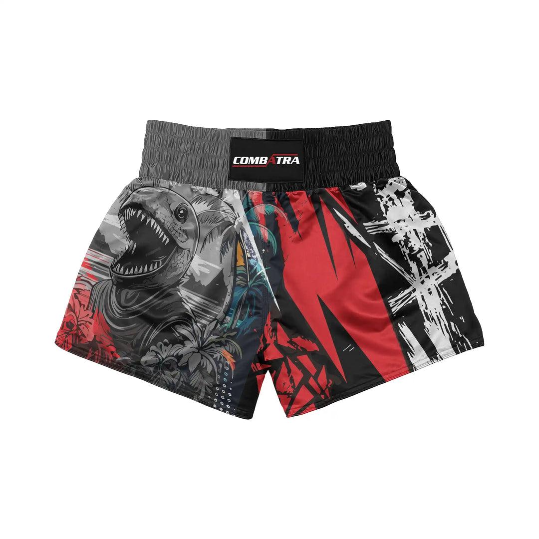 Dino Fury Muay Thai Shorts front view | Combatra