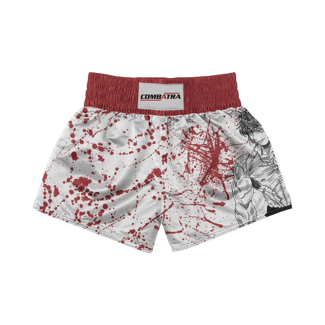 Blood Splash Muay Thai Shorts front view | Combatra