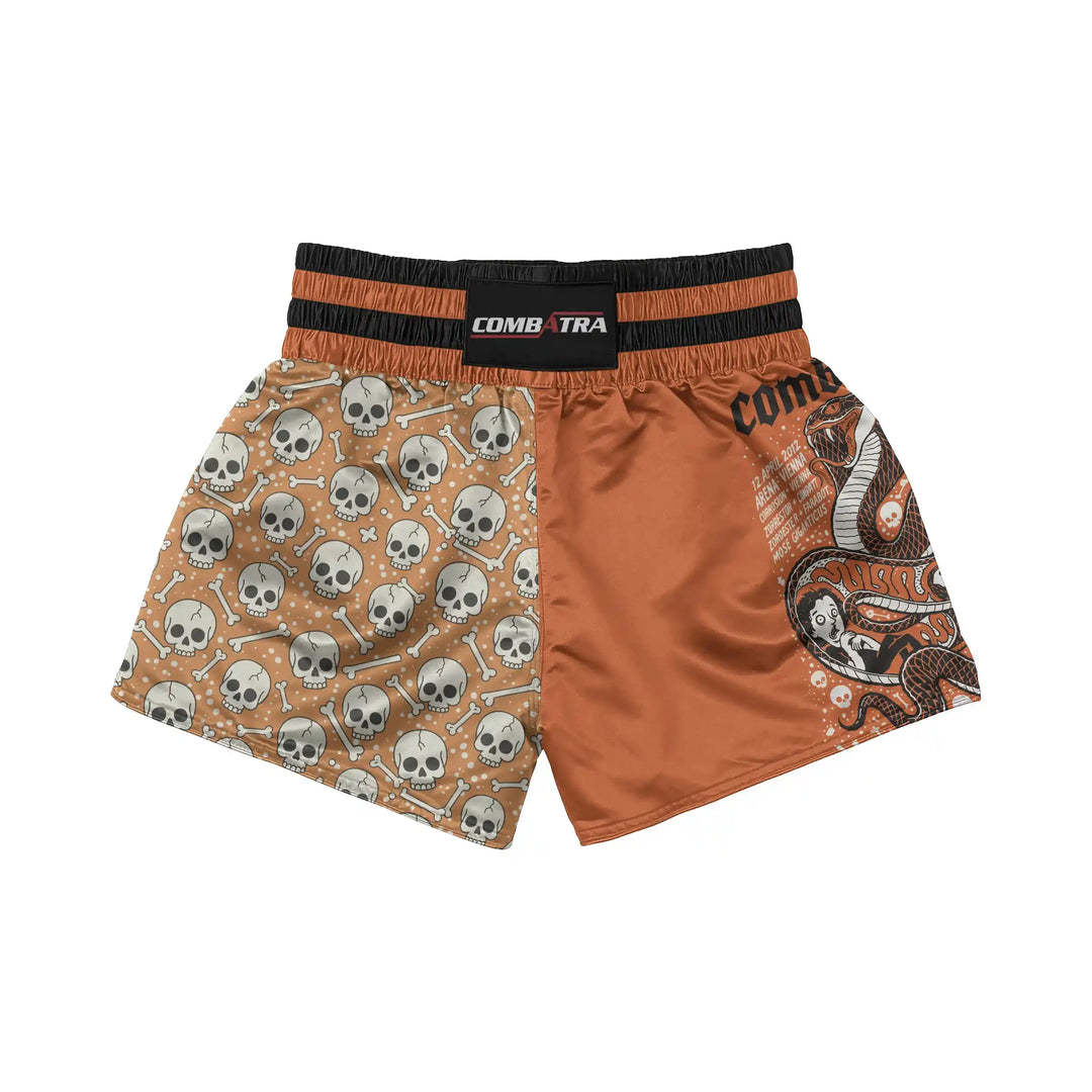 Cobra Skull Muay Thai Shorts front view | Combatra