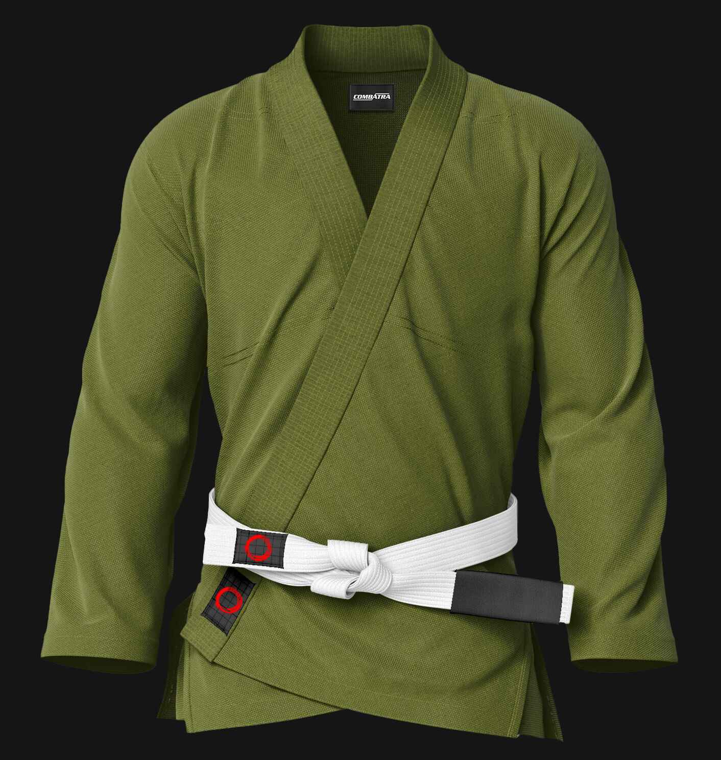 Combatra Olive Brazilian Jiu-Jitsu Gi Jacket