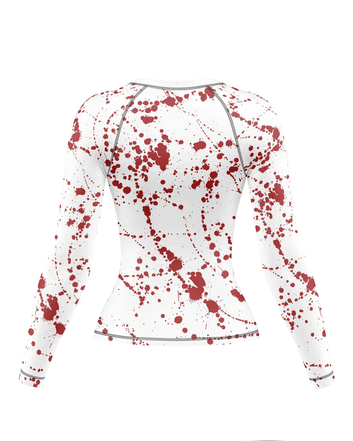 Combatra Blood Splash Combat Women’s BJJ Rashguard – UPF 50+