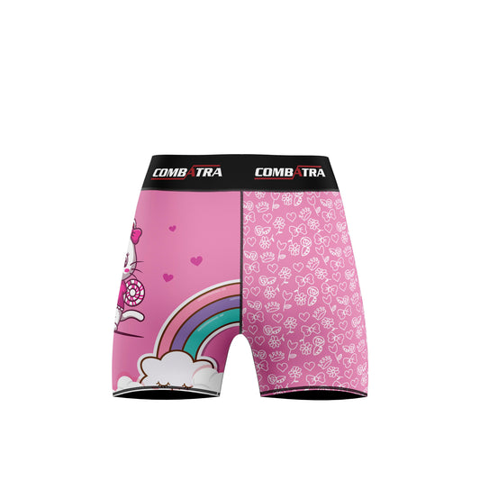 Cattified Rainbow Women’s Compression Shorts - Combat Shorts