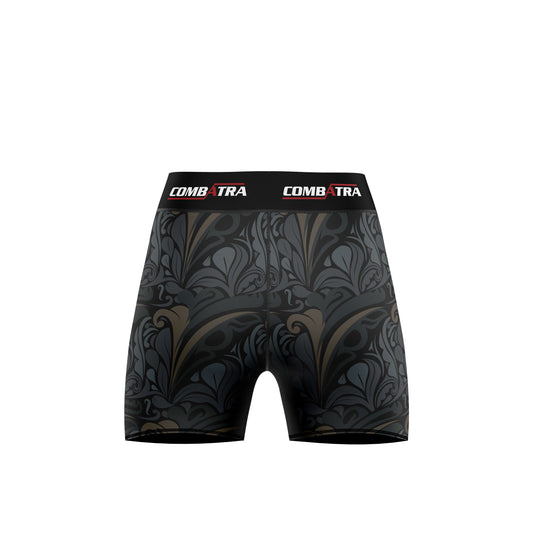 Golden Black  Women’s  Compression Shorts -  Combat Shorts