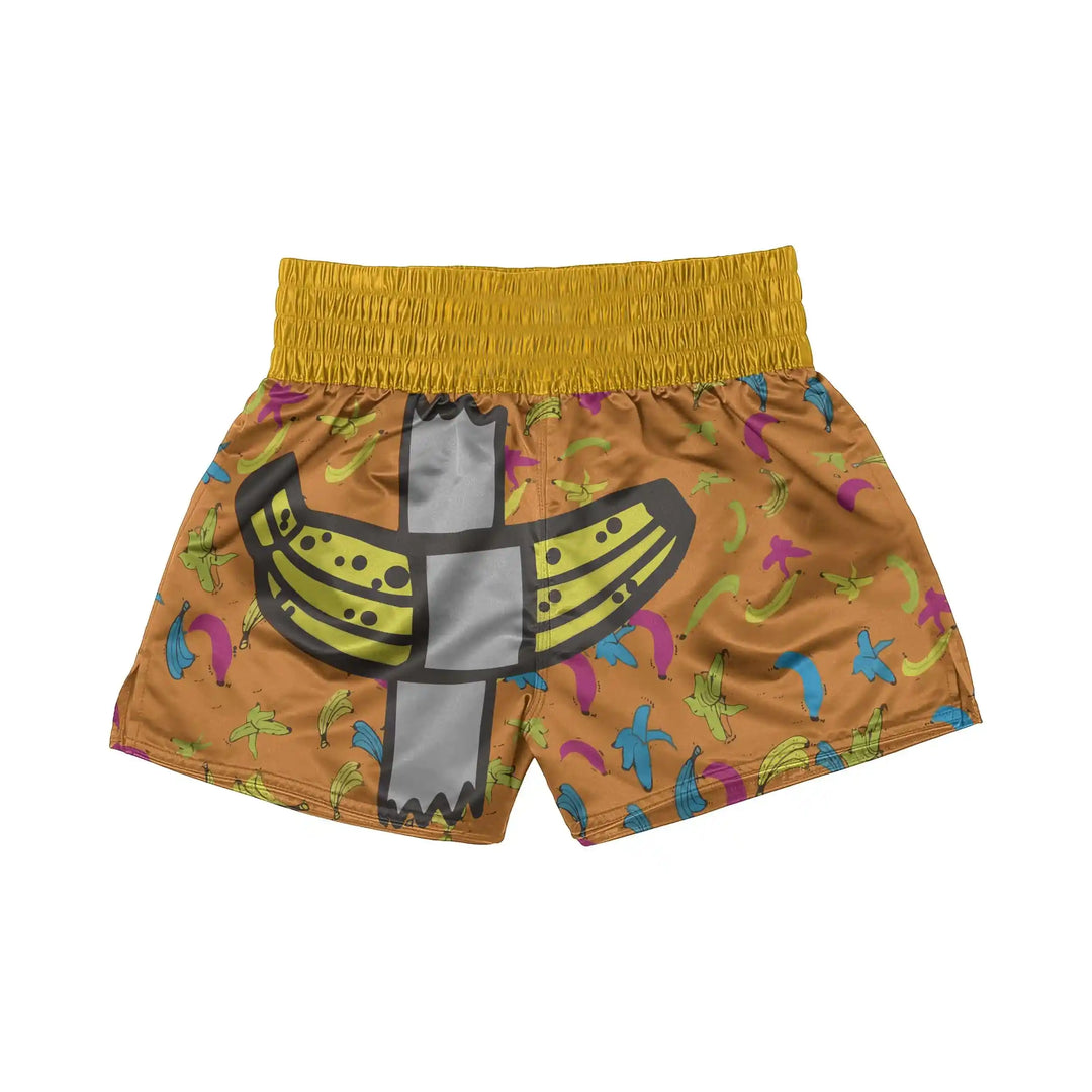 Fight Pop Energy Muay Thai Shorts back view | Combatra