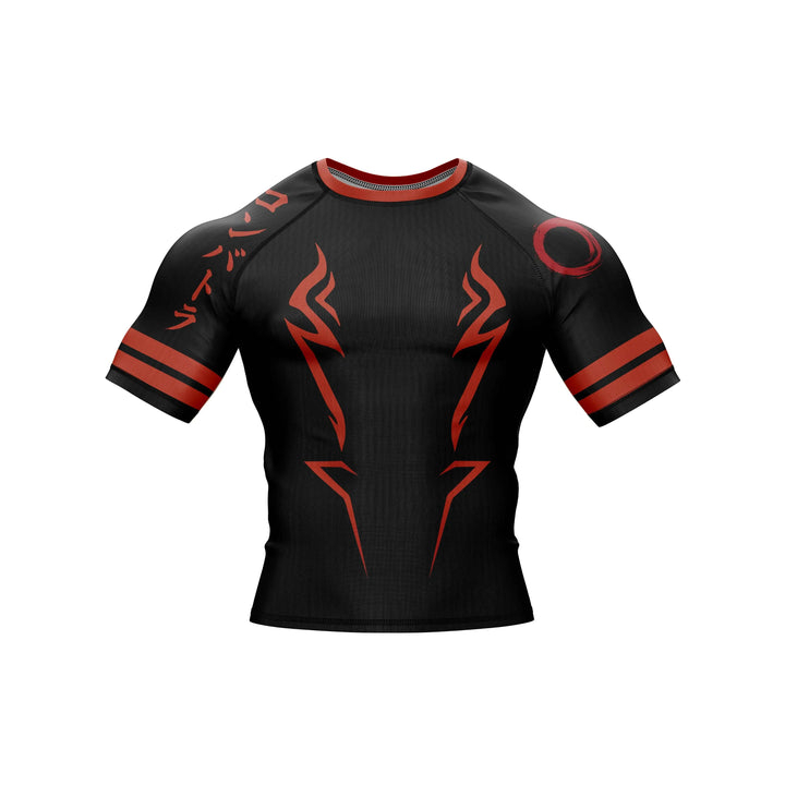 Combatra Shadow Flame Combat BJJ Rashguard – UPF 50+