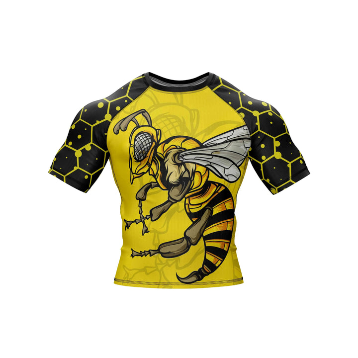 Combatra Black Gold Hornet BJJ Rashguard – UPF 50+
