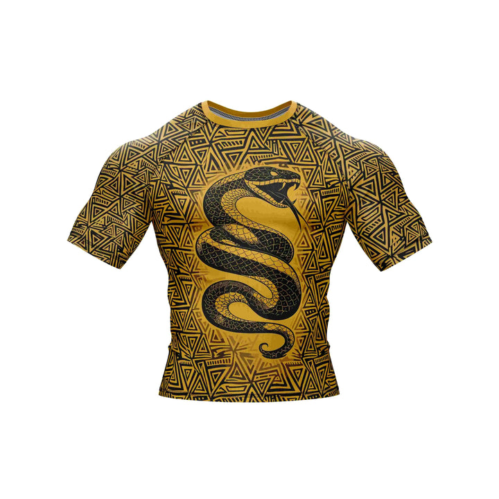 Combatra Golden Serpent Cobra BJJ Rashguard – UPF 50+