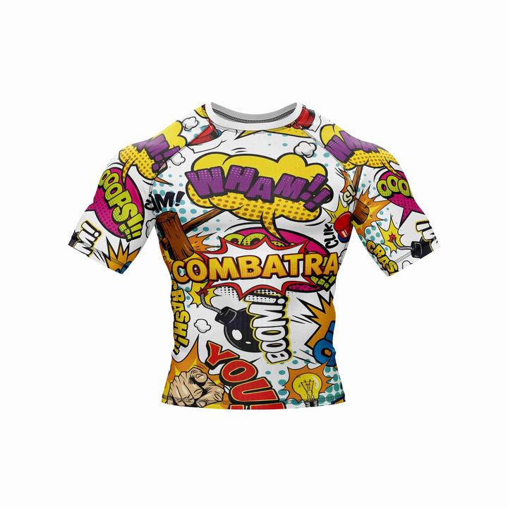 Combatra Fight Pop Energy BJJ Rashguard – UPF 50+