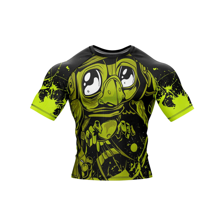 Combatra Green Chaos Mode BJJ Rashguard – UPF 50+