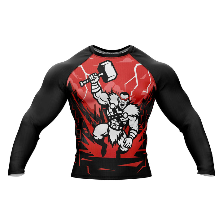 Combatra Thunder Hammer Warrior BJJ Rashguard – UPF 50+