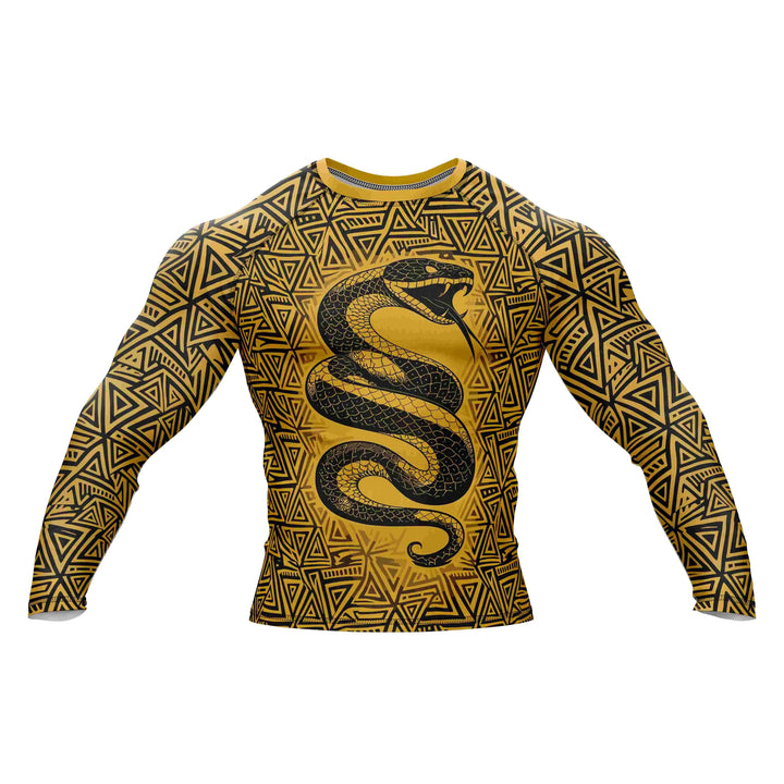 Combatra Golden Serpent Cobra BJJ Rashguard – UPF 50+