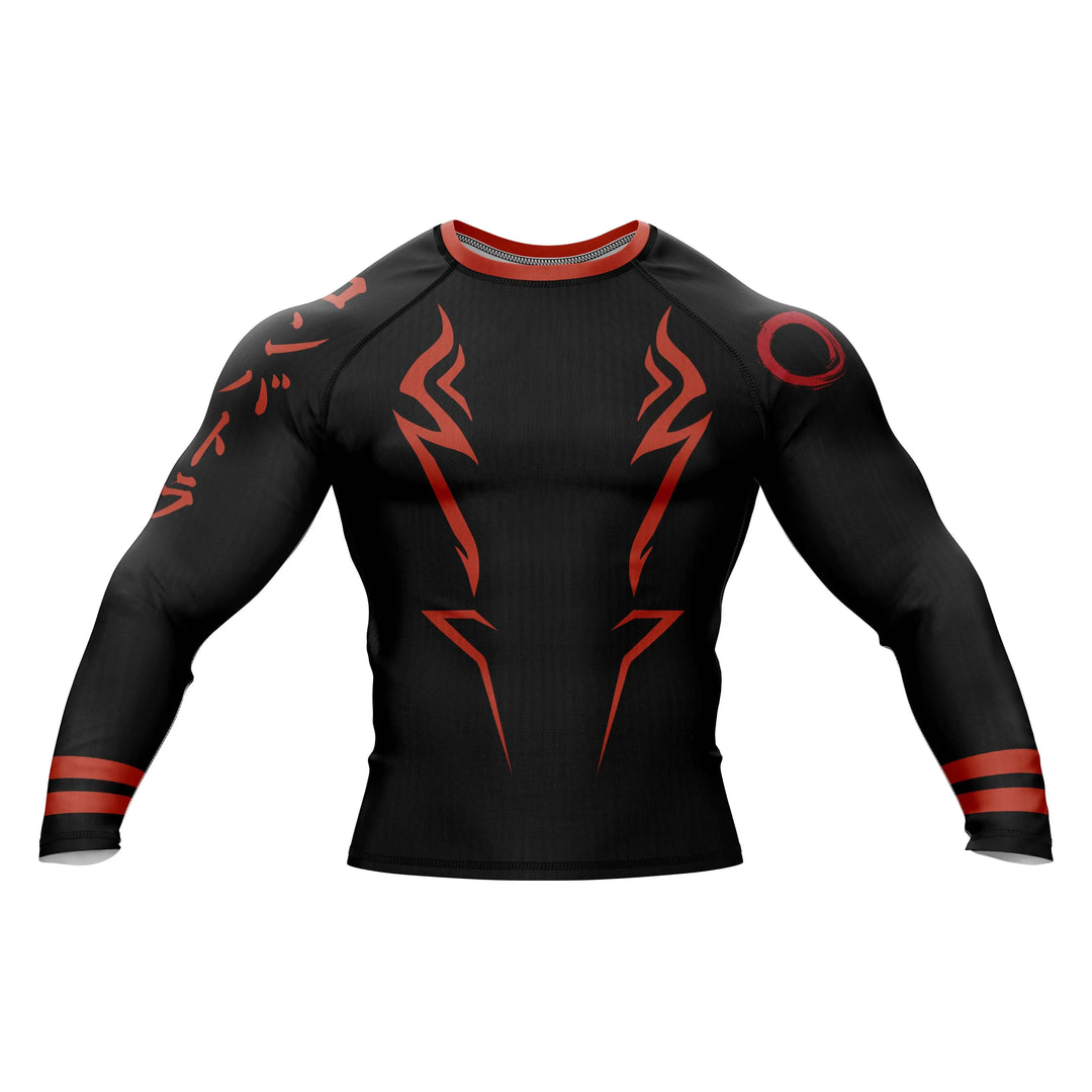 Combatra Shadow Flame Combat BJJ Rashguard – UPF 50+