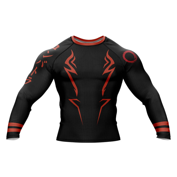 Combatra Shadow Flame Combat BJJ Rashguard – UPF 50+