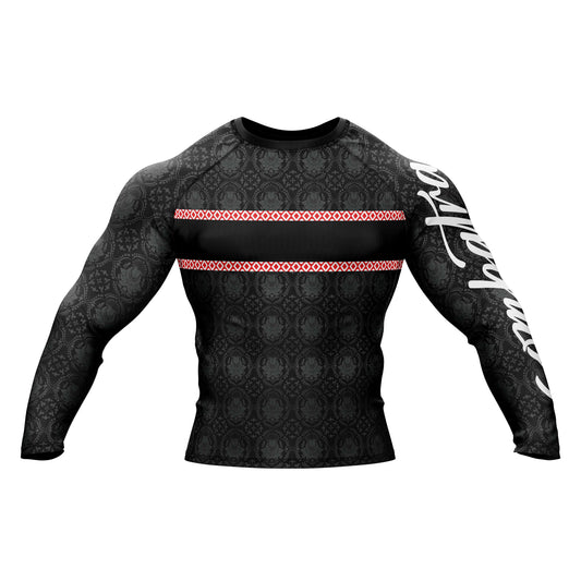 Red Reign  Compression Rash Guard