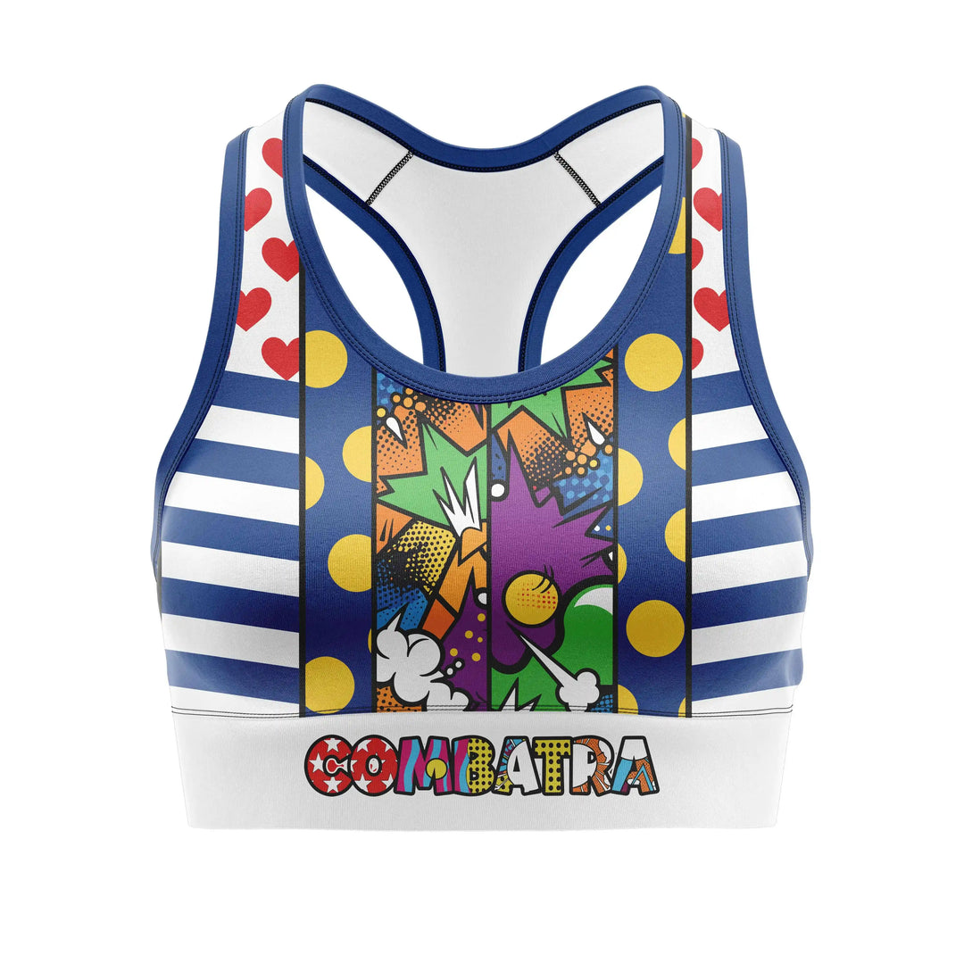 Color Burst Clash Sports Bra | Combatra