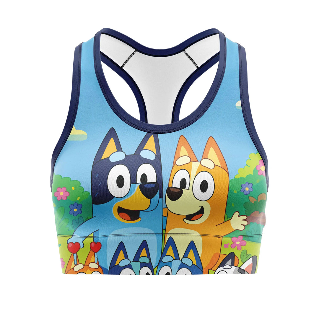 Pup FunZone Sports Bra front view | Combatra