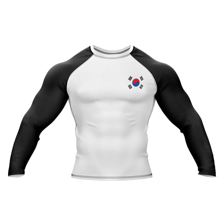 Combatra South Korean Flag Patriotic BJJ Rashguard – UPF 50+