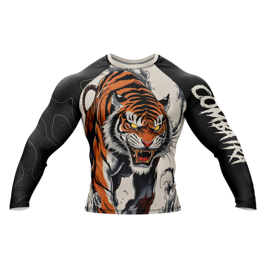 Combat Tiger Strength Compression Rashguard