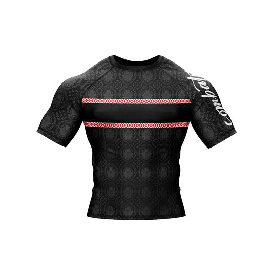 Red Reign  Compression Rash Guard
