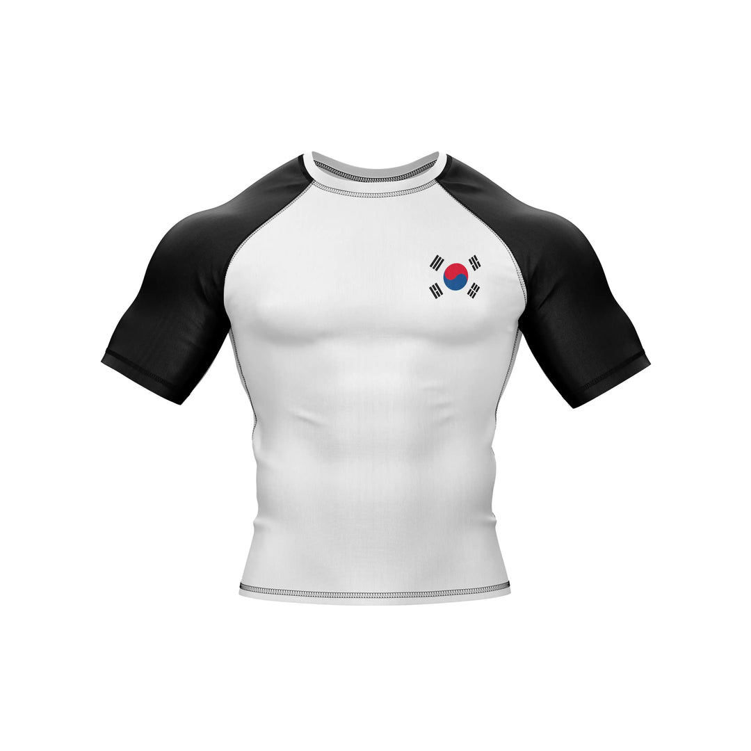 Combatra South Korean Flag Patriotic BJJ Rashguard – UPF 50+
