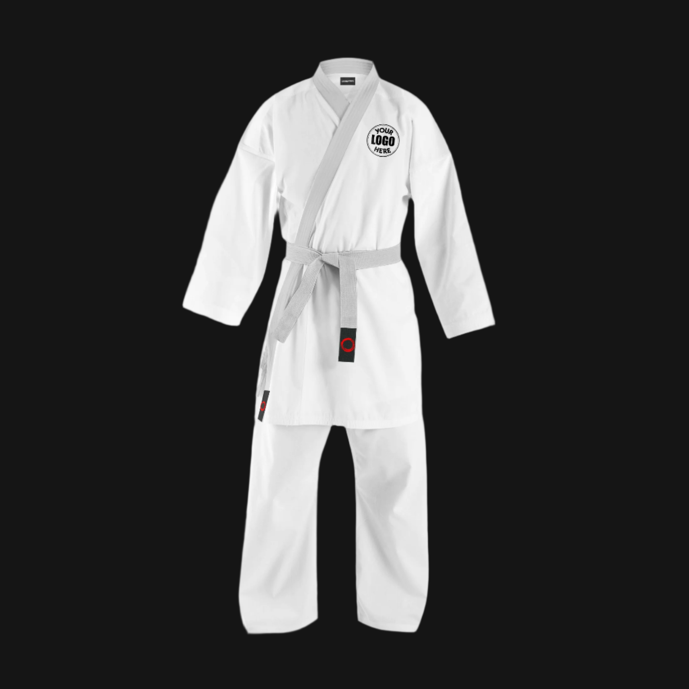 Custom White 14 oz Heavyweight Karate Uniform