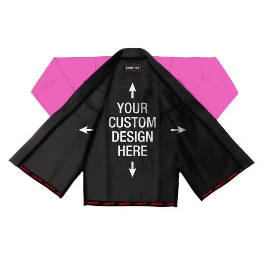 Custom Pink with Custom Shirt Brazilian Jiu JItsu gi