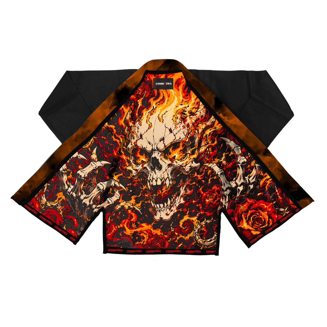 Inferno Reaper Skull Premium BJJ Gi | Combatra