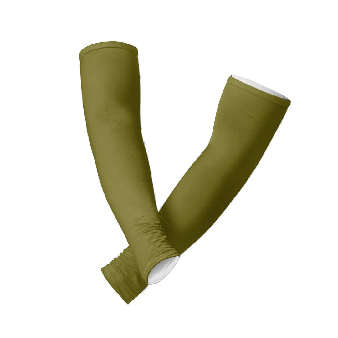 Combatra Camping Olive Green Arm Sleeves – UPF 50+