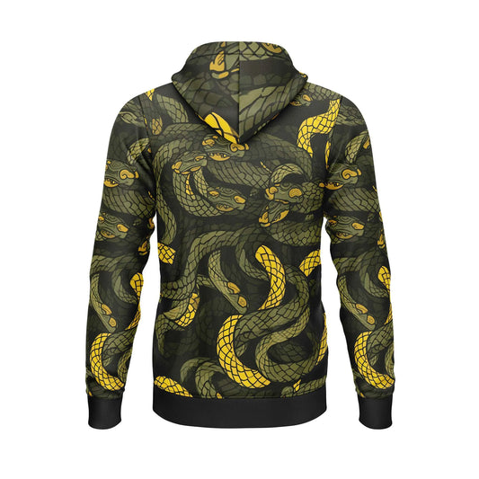 Abstract Snake Fury Hoodie For Men/Women