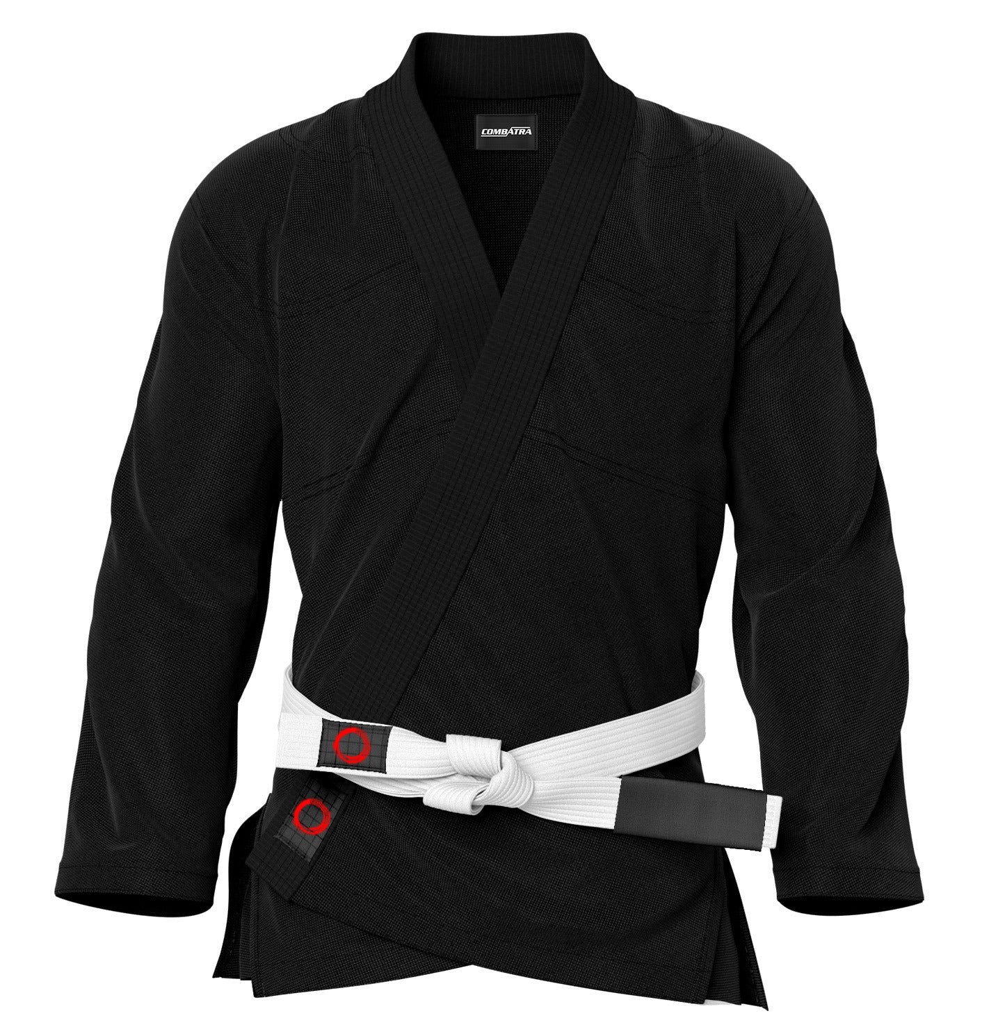 Combatra Black Brazilian Jiu-Jitsu Gi Jacket - Combatra