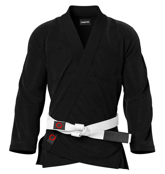 Combatra Black Brazilian Jiu-Jitsu Gi Jacket - Combatra