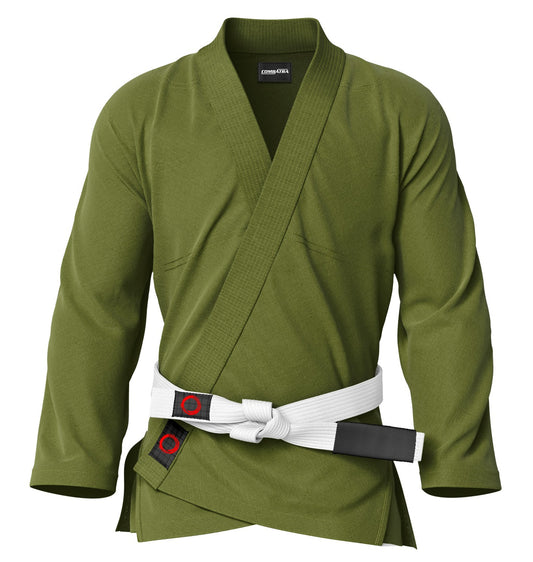 Combatra Olive Brazilian Jiu-Jitsu Gi Jacket - Combatra