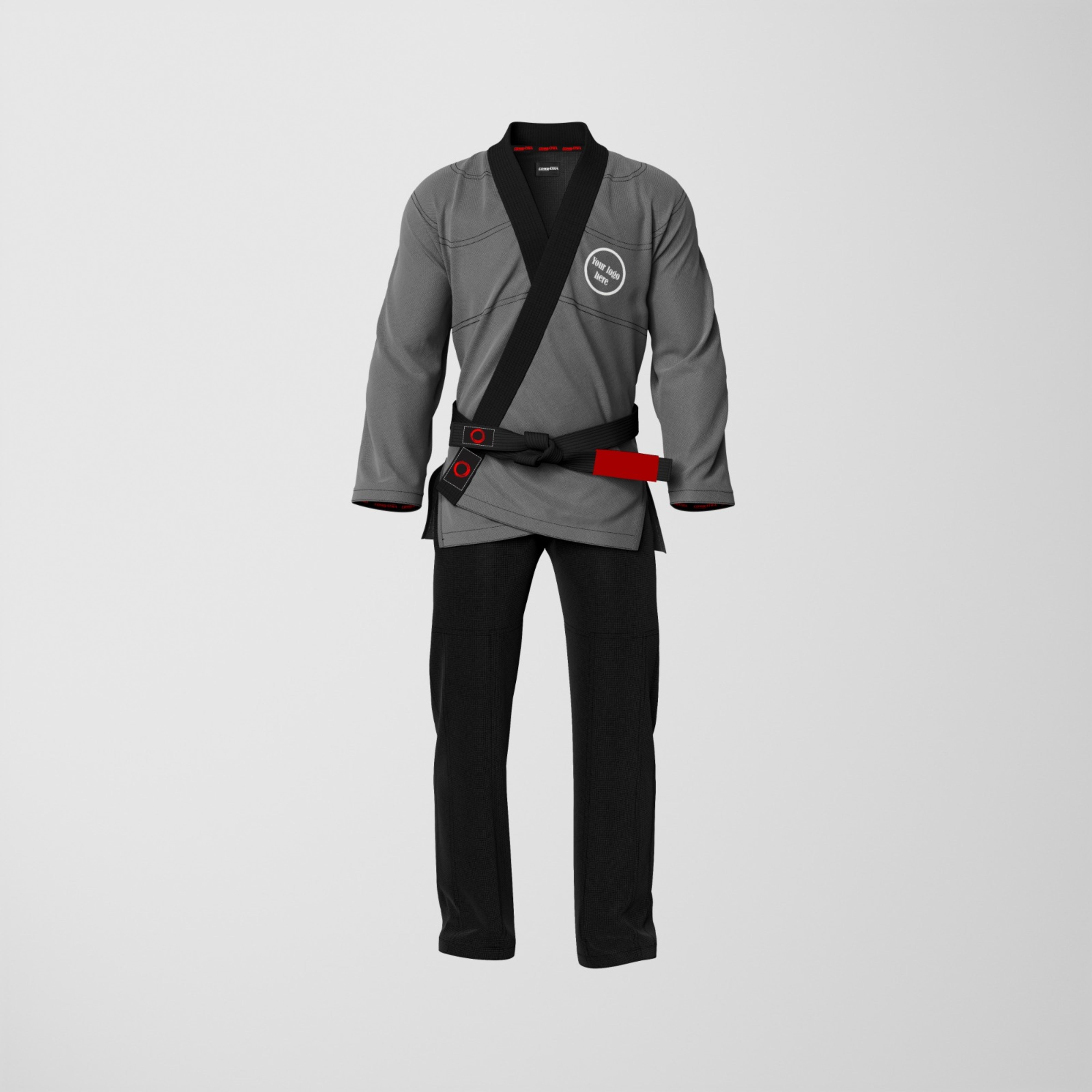 Custom Grey Brazilian Jiu Jitsu Gi