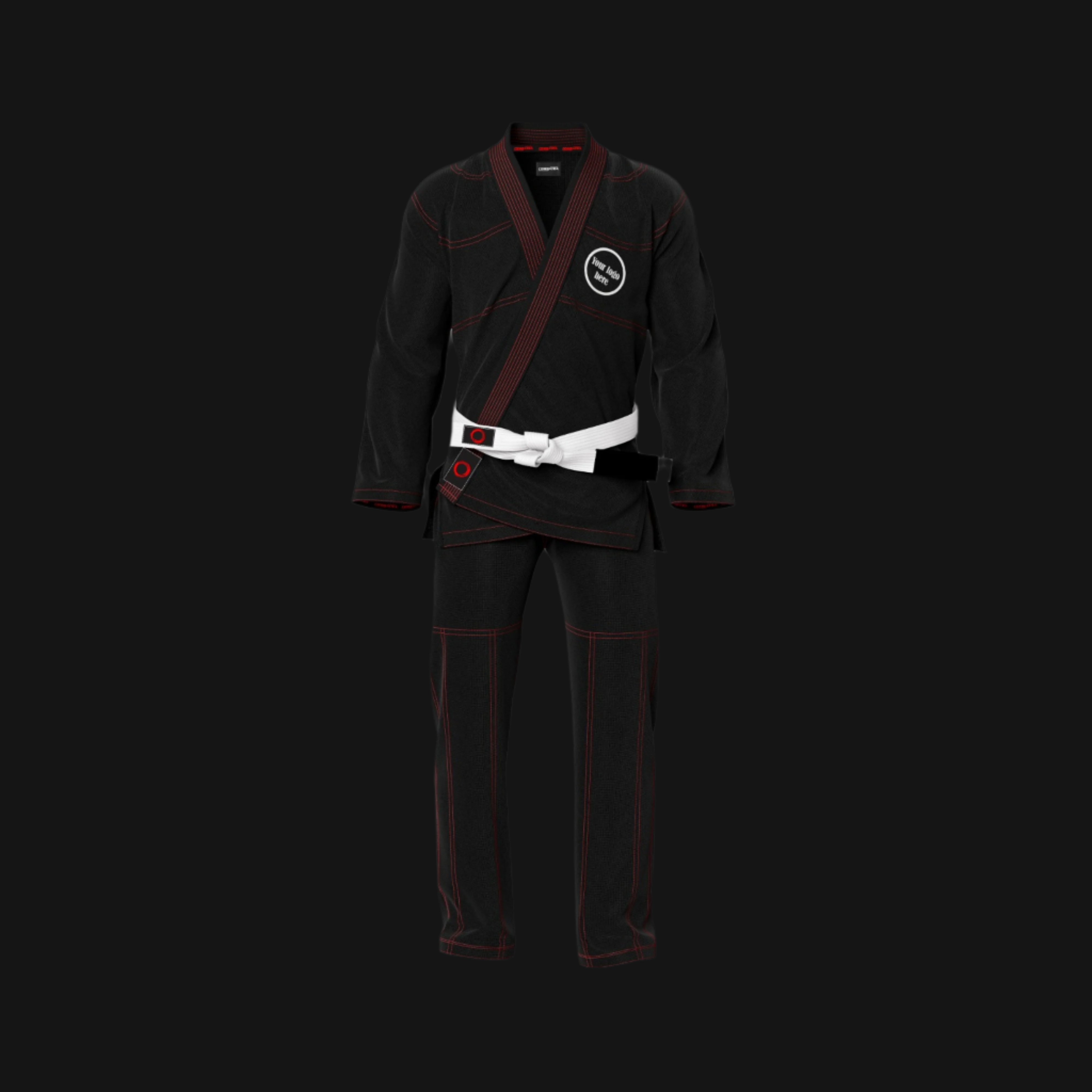 Custom Black Brazilian Jiu-Jitsu Gi