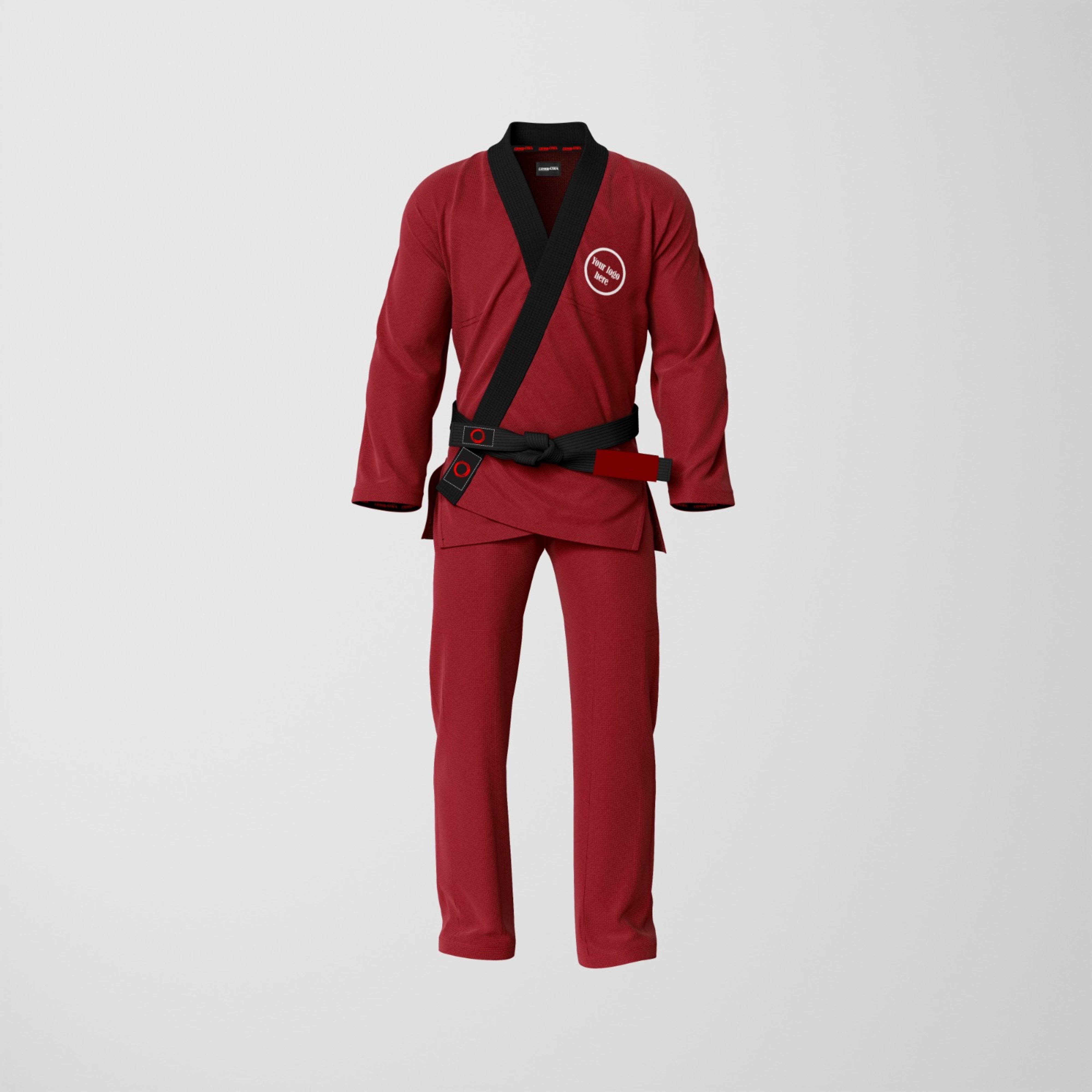 Custom Red Brazilian Jiu Jitsu Gi