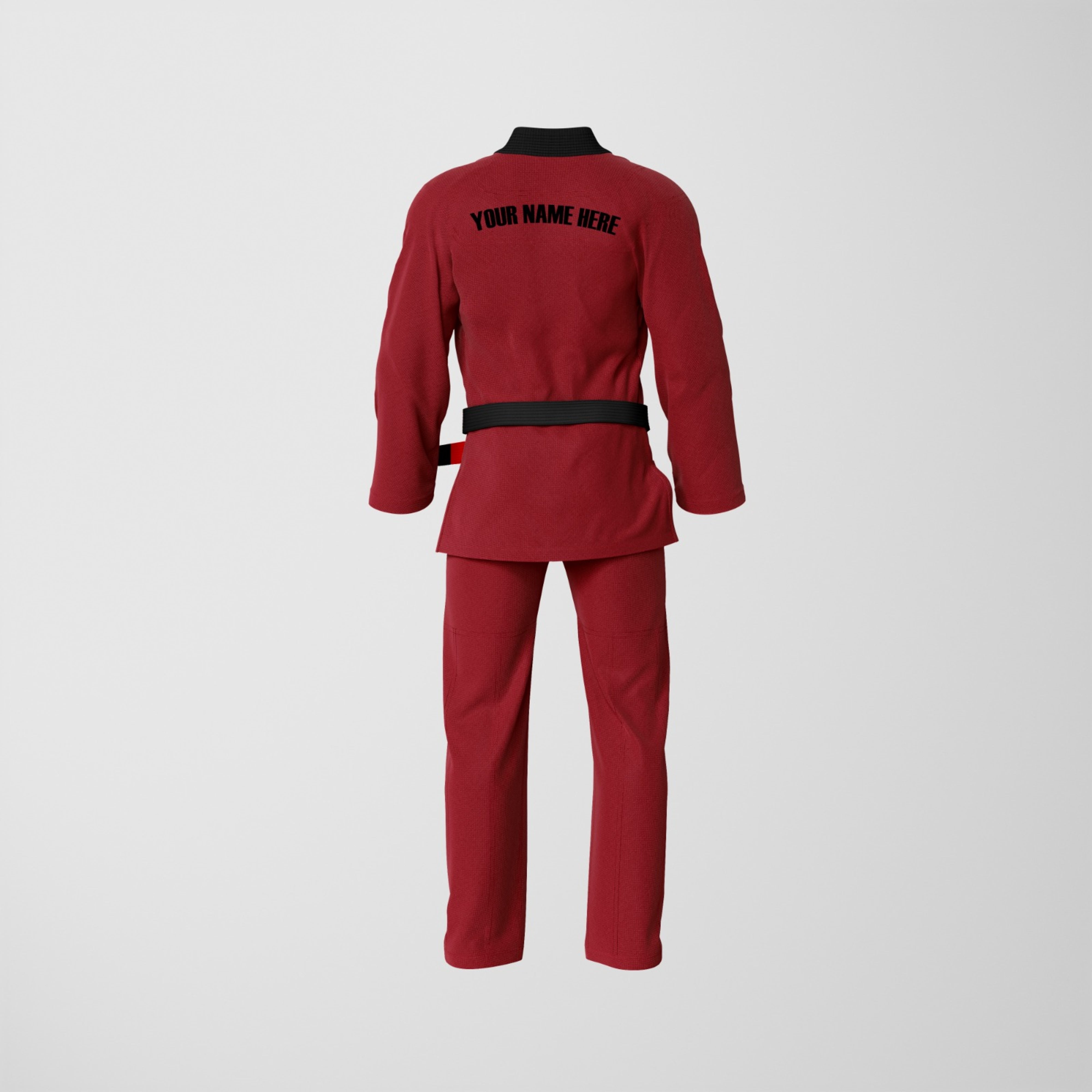 Custom Red Brazilian Jiu Jitsu Gi