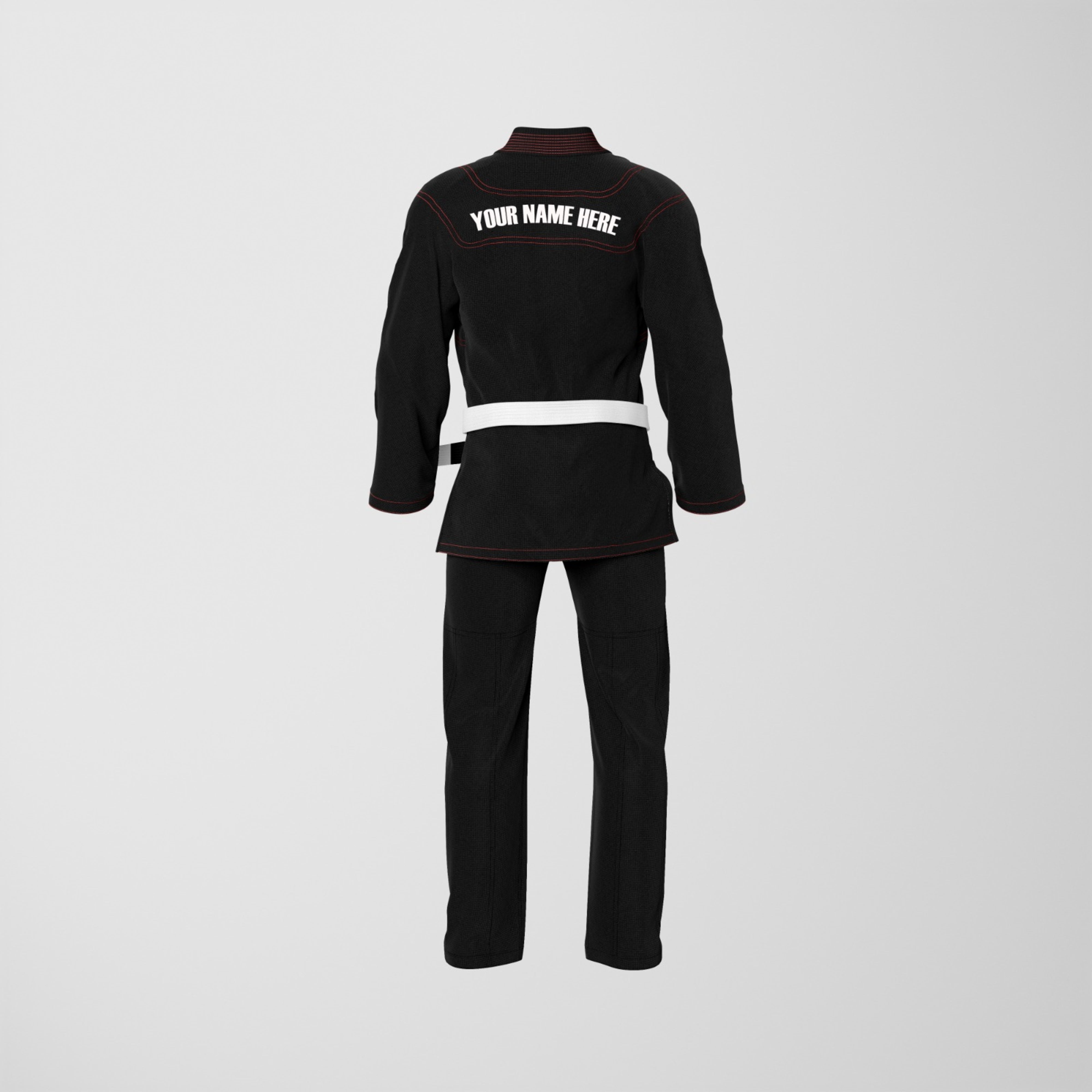 Custom Black Brazilian Jiu-Jitsu Gi