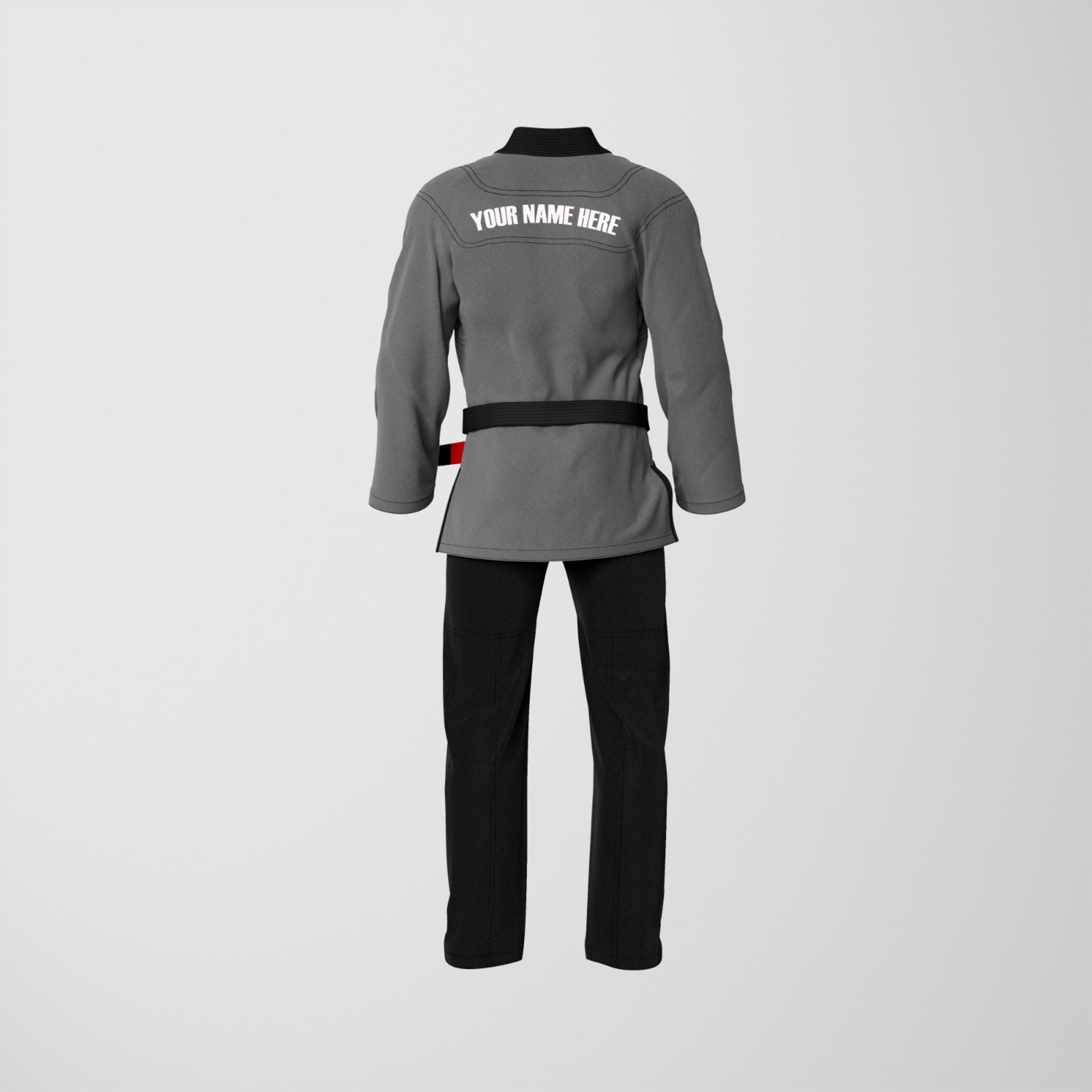 Custom Grey Brazilian Jiu Jitsu Gi